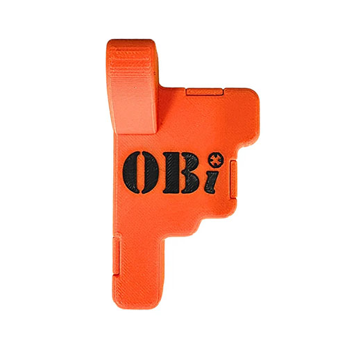 OBi Trigger Case on 3D-tulostettu kotelo, joka on kompakti ja suojaa vara-iskua. Se mahtuu helposti laukkuusi ilman ylimääräistä tilaa.